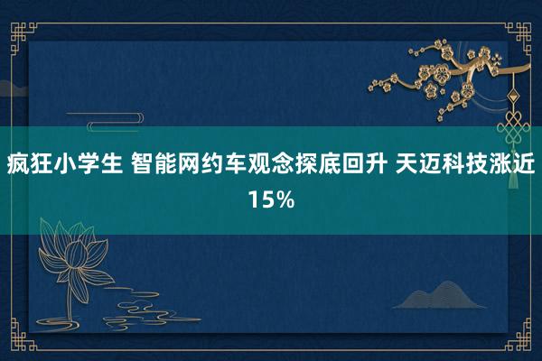 疯狂小学生 智能网约车观念探底回升 天迈科技涨近15%